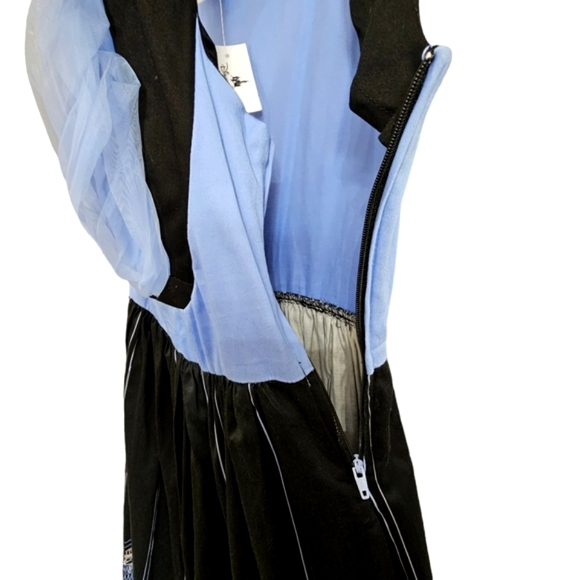 NWT Disneys Haunted Mansion Her Universe The Dress Shop Blue/Black Dress - Picture 12 of 16